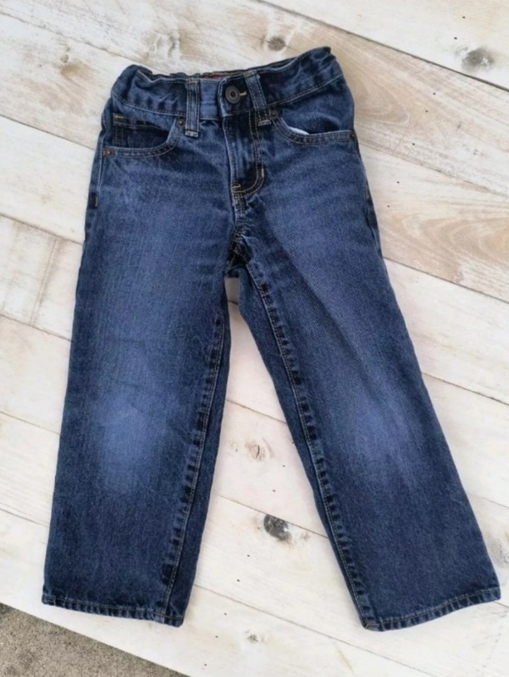 Old Navy Boys Denim Blue Jeans Regular Fit Size 5 Slim